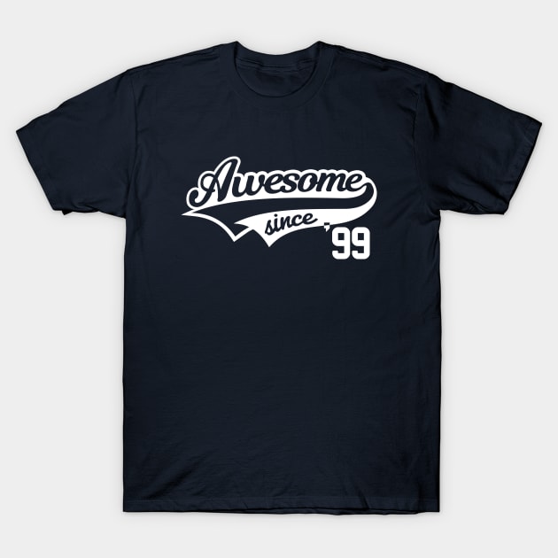 Awesome since 1999 T-Shirt by hoopoe